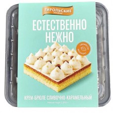 Пирожное бисквитное ТИРОЛЬСКИЕ крем-брюле, 250г в магазинах Авоська