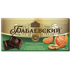 Шоколад БАБАЕВСКИЙ с мандарином, грецким орехом, 90г в магазинах Авоська