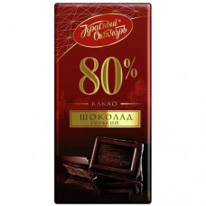 Шоколад КРАСНЫЙ ОКТЯБРЬ горький 80%, 75г в магазинах Авоська