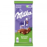 Шоколад МИЛКА молочный с цельным фундуком, 85г