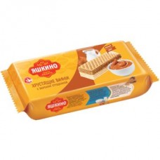 Вафли ЯШКИНО с вареной сгущенкой, 300г в магазинах Авоська
