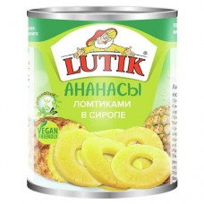 Ананасы ЛЮТИК ломтики, 0.58л в магазинах Авоська