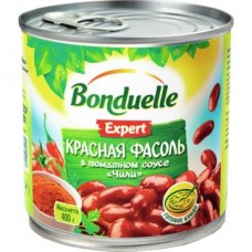 Фасоль БОНДЮЭЛЬ красная в соусе чили, 430г в магазинах Авоська