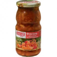 Фасоль ЕКО с овощами по-итальянски, 510г в магазинах Авоська