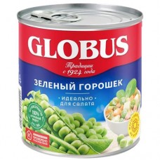 Горошек зеленый ГЛОБУС 425г в магазинах Авоська