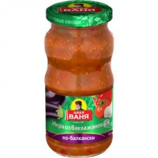 Икра ДЯДЯ ВАНЯ из баклажанов по-балкански, 460г в магазинах Авоська
