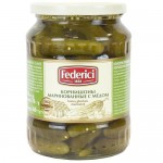 Корнишоны ФЕДЕРИЧИ маринованные, с медом, 0.72л
