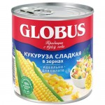 Кукуруза ГЛОБУС сладкая, 0.425л