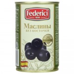 Маслины ФЕДЕРИЧИ без косточки, 300г