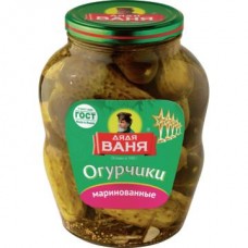 Огурцы ДЯДЯ ВАНЯ маринованные, 1.8л в магазинах Авоська