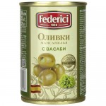 Оливки ФЕДЕРИЧИ с васаби, 292кг