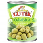 Оливки ЛЮТИК с косточкой, 0.28л