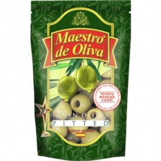 Оливки МАЭСТРО ДЭ ОЛИВА без косточки, 170г в магазинах Авоська