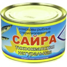 Сайра натуральная ж/б, 240г в магазинах Авоська