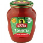 Томаты ДЯДЯ ВАНЯ в томатном соке  неочищенные, 680г