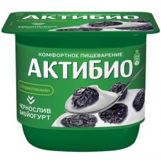 Биойогурт АКТИБИО чернослив, 2.9%, 130г в магазинах Авоська