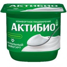 Биойогурт АКТИБИО натуральны, 3.5%, 130г в магазинах Авоська