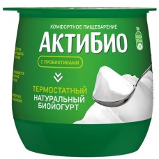 Биойогурт АКТИБИО термостатный, натуральный, 3.5%, 160г в магазинах Авоська