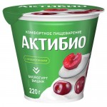 Биойогурт АКТИБИО вишня, 2.9%, 220г
