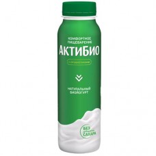 Биойогурт питьевой АКТИБИО натуральный, 1.8%, 260г в магазинах Авоська