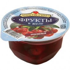 Фрукты в желе АППЕТИССИМО вишня, 150г в магазинах Авоська