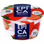 Йогурт ЭПИКА клубника, 4.8%, 130г