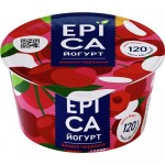 Йогурт ЭПИКА вишня, черешня 4.8%, 130г