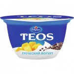 Йогурт ТЕОС греческий, манго-чиа, 2%, 140г