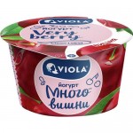 Йогурт ВИОЛА с вишней, 2.6%, 180г