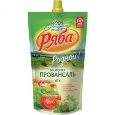 Майонез РЯБА провансаль 67%, 0.425л в магазинах Авоська
