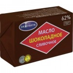 Масло шоколадное ЭКОМИЛК 62%, 100г