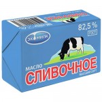 Масло сладко-сливочное ЭКОМИЛК традиционное, несоленое, 82.5%, 100г