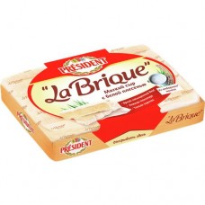 Сыр ПРЕЗИДЕНТ Ля Брик мягкий, с белой плесенью, 45%, 200г в магазинах Авоська