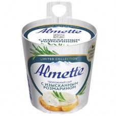 Сыр творожный АЛЬМЕТТЕ с розмарином, 60%, 150г в магазинах Авоська