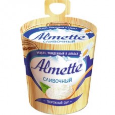 Сыр творожный АЛЬМЕТТЕ сливочный 60%, 150г в магазинах Авоська