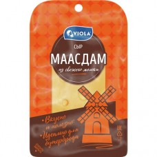 Сыр ВИОЛА маасдам, нарезка, 45%, 120г в магазинах Авоська