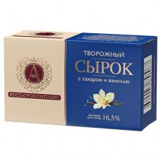 Сырок творожный А.РОСТАГРОКОМПЛЕКС с сахаром и ванилью, 16.5%, 100г в магазинах Авоська
