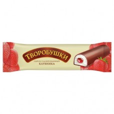 Сырок творожный глазированный ТВОРОБУШКИ клубника, 20%, 40г в магазинах Авоська