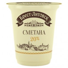 Сметана БРЕСТ-ЛИТОВСК 20%, 300г в магазинах Авоська