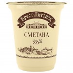 Сметана БРЕСТ-ЛИТОВСК 25%, 300г