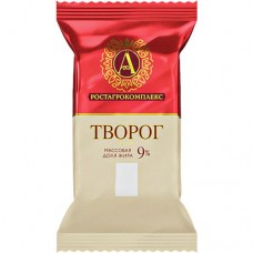 Творог А.РОСТАГРОКОМПЛЕКС 9%, 180г в магазинах Авоська