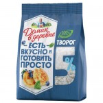 Творог ДОМИК В ДЕРЕВНЕ рассыпчатый, 5%, 435г