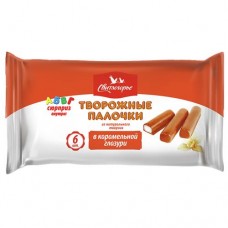 Творожные палочки СВИТЛОГОРЬЕ в карамельной глазури, с ванилью, 23%, 180г в магазинах Авоська