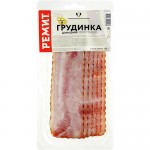 Грудинка РЕМИТ варено - копченая, домашняя, нарезка, 150г