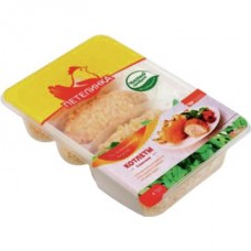 Котлеты куриные ПЕТЕЛИНКА сливочные охлажденные, 500г в магазинах Авоська