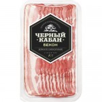 Окорок ЧЕРНЫЙ КАБАН деликатес, сырокопченый, нарезка, 95г