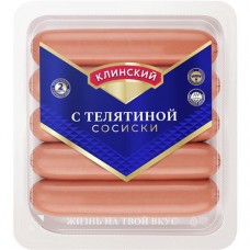 Сосиски КЛИНСКИЙ с телятиной, 470г в магазинах Авоська
