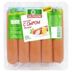 Сосиски ВЕЛКОМ с сыром, 450г