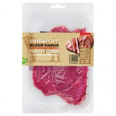 Стейк Пеппер из мраморной говядины МИРАТОРГ охлажденный, 260г в магазинах Авоська