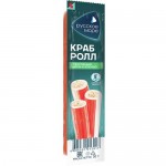 Краб ролл РУССКОЕ МОРЕ с сыром и зеленью, 50г